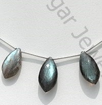 Labradorite Gemstone Dolphin Shape Beads