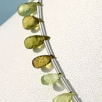 Grossular Garnet  Tear Drops Briolette