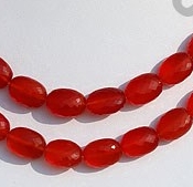 Carnelian Gemstone Oval Faceted