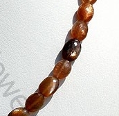 Golden Moonstone Oval Faceted