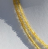 Yellow Sapphire  Faceted Rondelles