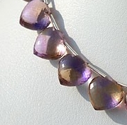 8 inch strand Ametrine Betel Briolette