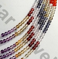 Semi Precious Multi Plain Round
