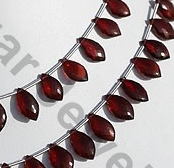Garnet Dolphin Briolette