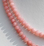Pink Opal Gemstone Plain Beads
