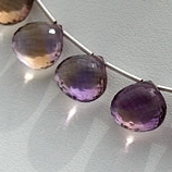 Ametrine Heart Briolette