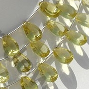 Lemon Quartz  Concave Cut Pan
