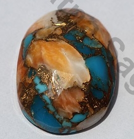 Turquoise Gemstone Rose Cut Cabochon