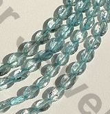 Aquamarine Gemstone  Oval Faceted