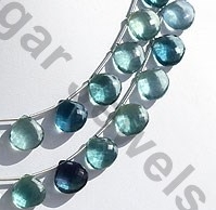 Fluorite Gemstone Heart Briolette