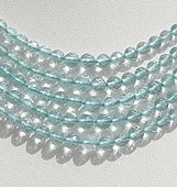 wholesale Aquamarine Gemstone  Faceted Rounds
