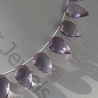 Pink Amethyst  Conch Briolette