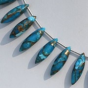 Turquoise Gemstone Dew Drop Shape