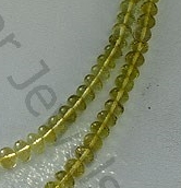 Lemon Quartz  Faceted Rondelles