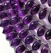 Amethyst Gemstone Chandelier Briolette