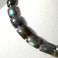 Labradorite Gemstone  Faceted Rectangles