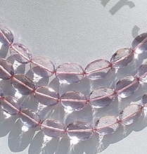 Pink Amethyst  Oval Faceted