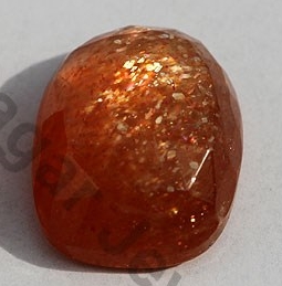 Sunstone Rose Cut Cabochon
