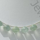 Prehnite Gemstone  Onion Shape