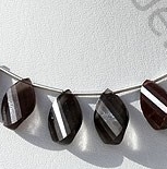 Cat's eye Scapolite Twisted Flat Pear