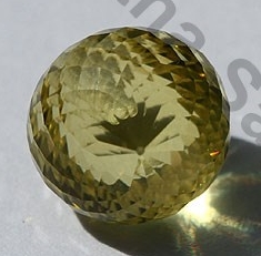 Lemon Quartz half drilled gemstones