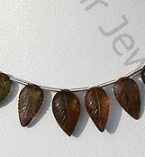 Andalusite Carved Leaf