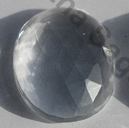 8 inch strand Crystal Gemstone Rose Cut Slice