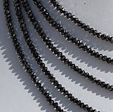 Diamond Gemstone  Faceted Rondelle