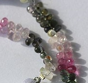 Multi Sapphire Gemstone  Tear Drops Briolette