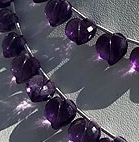 Amethyst Chubby Heart Briolette