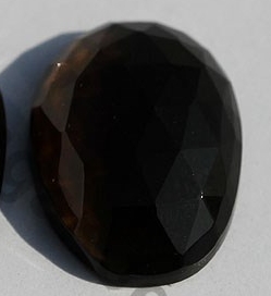 Smoky Quartz Rose Cut Cabochon