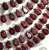 Garnet Gemstone Pan cut