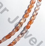 Sunstone Faceted Oval