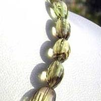 Bi-color Quartz  Oval Faceted