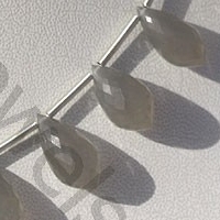 Grey Moonstone  Chandelier Briolette