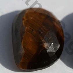 Tiger Eye Rose Cut Slice