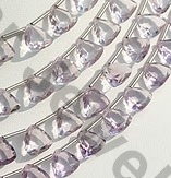 Pink Amethyst Trilliant Cut
