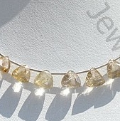 Golden Rutilated Quartz Trilliant Cut 