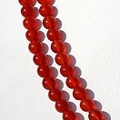Carnelian Gemstone Plain Round Beads
