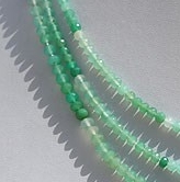 Chrysoprase Gemstone Faceted Rondelle