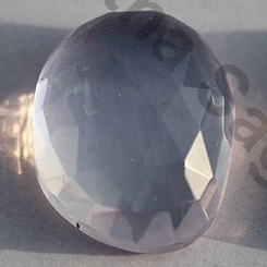 Lavender Quartz Rose Cut Cabochon