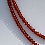 Spessartite Gemstone Faceted Rondelle