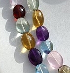 Semi Precious Multi  Faceted Nuggets