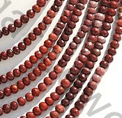 Mookaite Jasper Faceted Rondelle