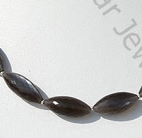 Black Moonstone Dholki Briolette