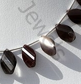 Cat's eye Scapolite Twisted Flat Pear