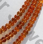 Citrine Gemstone  Faceted Rondelles