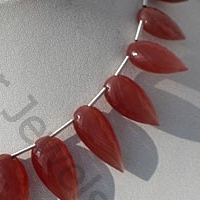 Rhodochrosite Gemstone Conch Briolette