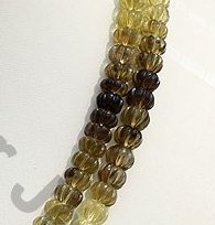 Bi color Quartz Carved Pumpkin