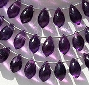 Amethyst Gemstone Chandelier Briolette
